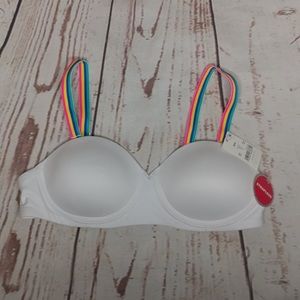 White strapless bra 36A